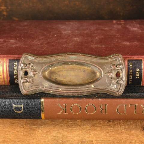 #53241 Antique Ornate Brass Window Sash Lift image 5