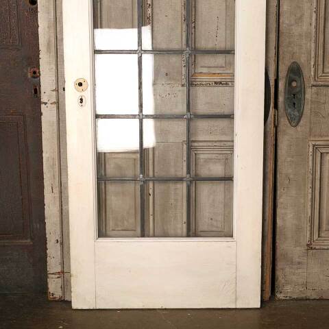 #53270 30x84 Antique Leaded 21 Lite French Door image 6
