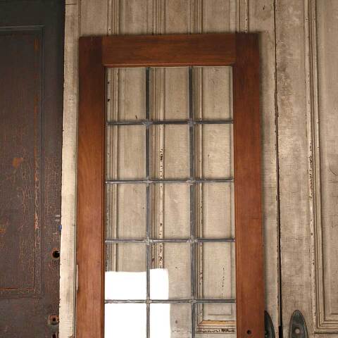 #53270 30x84 Antique Leaded 21 Lite French Door image 2