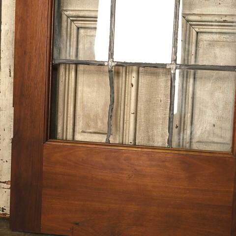 #53271 30x84 Antique Leaded 21 Lite French Door image 4