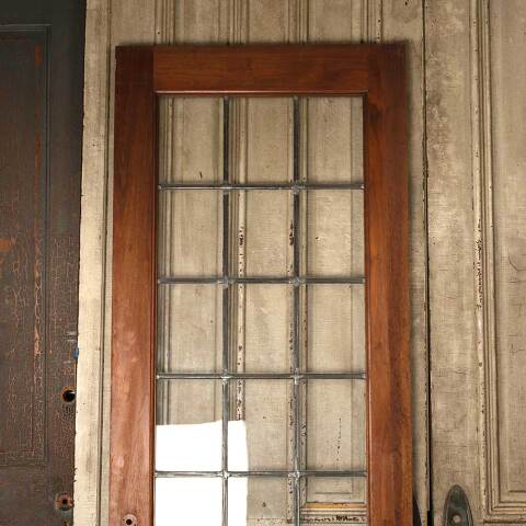 #53271 30x84 Antique Leaded 21 Lite French Door image 6