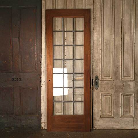 #53272 30x84 Antique Leaded 21 Lite French Door image 5