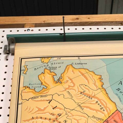 #53278 Vintage Classroom Pull-Down Map of Canada image 7