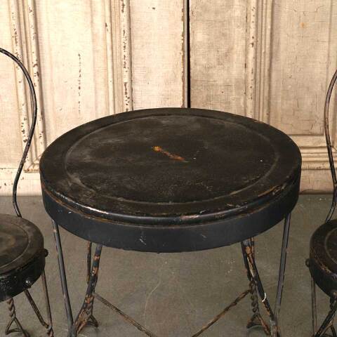 #53297 Doll Size Ice Cream Parlor Table & Chairs Set image 5