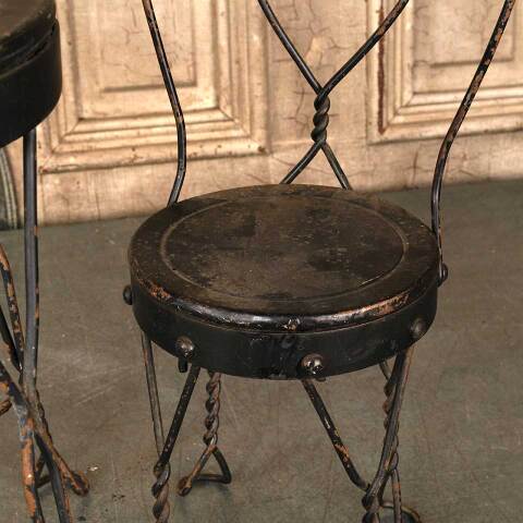 #53297 Doll Size Ice Cream Parlor Table & Chairs Set image 6