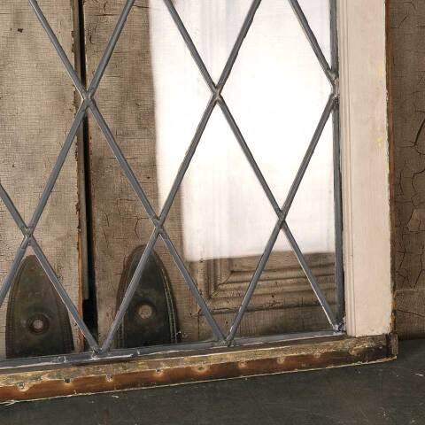#53304 28x28 Antique Leaded Glass Window image 2