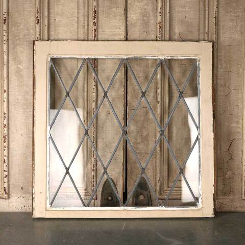 #53304 28x28 Antique Leaded Glass Window image 4