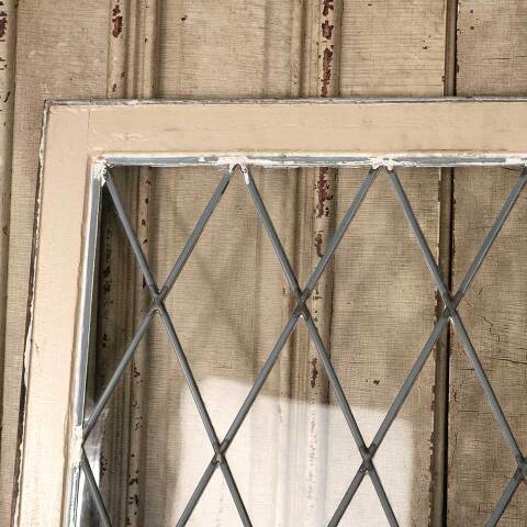 #53306 34x27 Antique Leaded Glass Window image 6