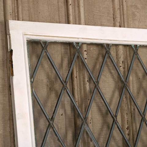 #53310 24x32 Antique Leaded Glass Cabinet Door image 4