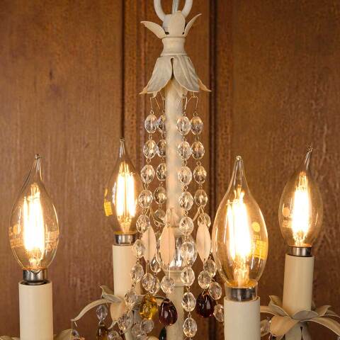 #53314 Schonbek 4 Bulb Chandelier Light Fixture image 3