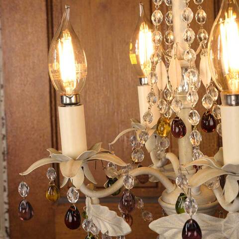 #53314 Schonbek 4 Bulb Chandelier Light Fixture image 4