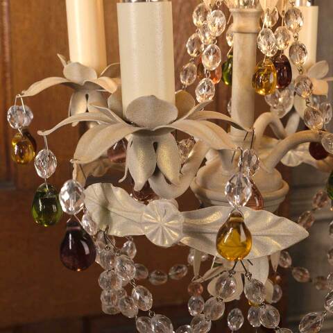 #53315 Schonbek 4 Bulb Chandelier Light Fixture image 5