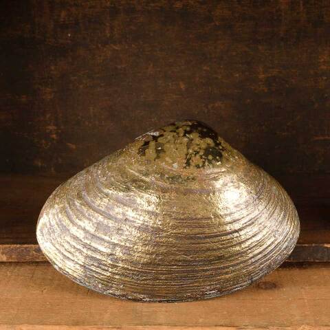 #53319 Brass Clam Shell Door Knocker Hardware image 2