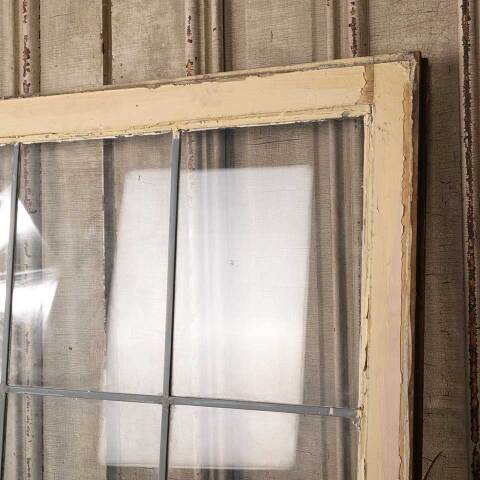 #53323 34x29 Salvaged 6 Lite Leaded Glass Window image 7