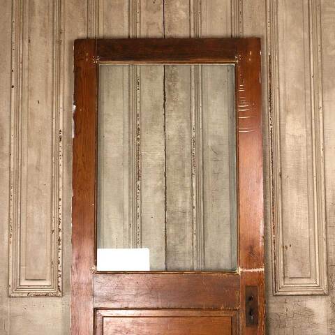 #53326 34x81 Antique Pine Half Lite Entry Door image 6