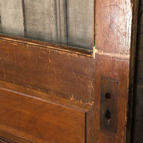 #53326 34x81 Antique Pine Half Lite Entry Door image 8