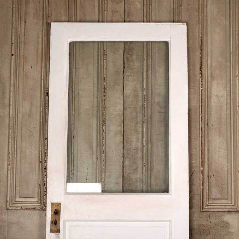 #53326 34x81 Antique Pine Half Lite Entry Door image 2