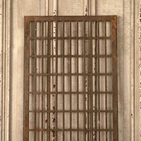#53329 14x30 Antique Cold Air Return Floor Grate image 2