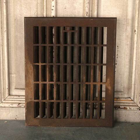 #53330 12x15 Antique Heat Grate Floor Vent Cover image 2