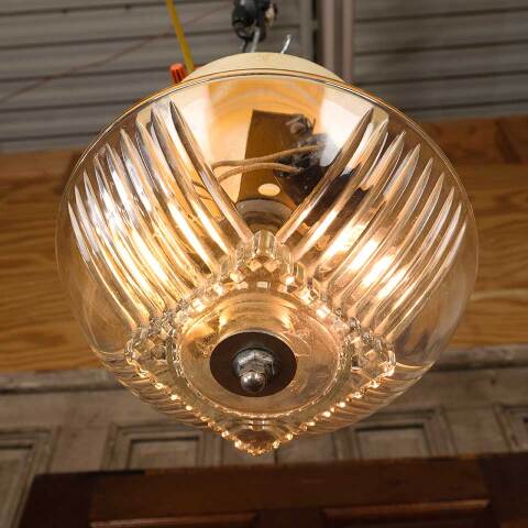 #53337 Vintage 2 Bulb Flush Mount Light Fixture image 7