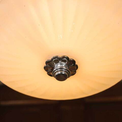 #53338 Vintage Single Bulb Flush Mount Light Fixture image 4