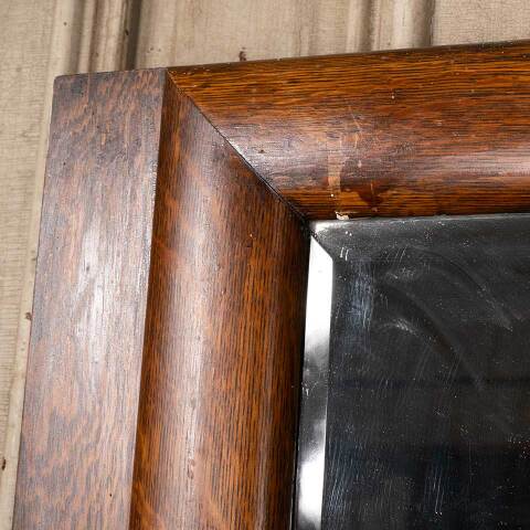 #53342 59x69 Salvaged Antique Oak Fireplace Mantel image 7