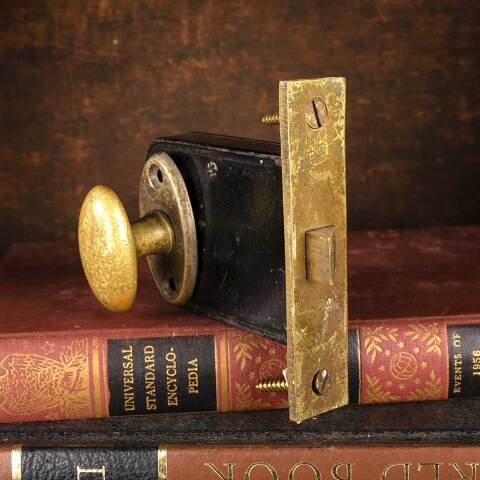 #53345 Antique Yale Mortise Latch & Thumb Turn image 7