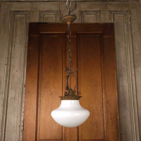 #53346 Antique Schoolhouse Pendant Light Fixture image 8