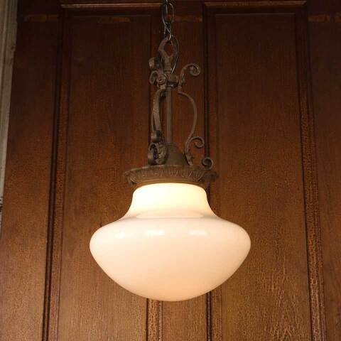 #53346 Antique Schoolhouse Pendant Light Fixture image 7