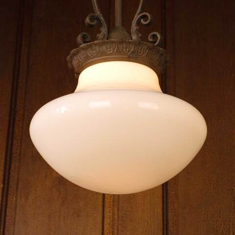 #53346 Antique Schoolhouse Pendant Light Fixture image 2