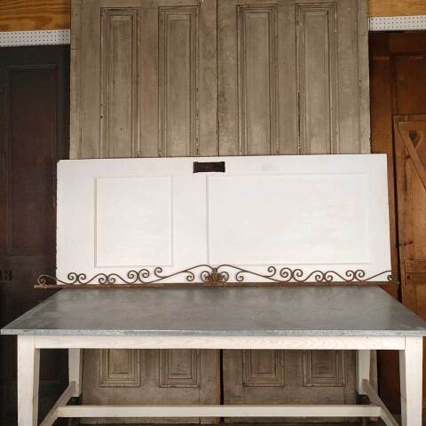 #53349 Antique Wrought Iron Ornamental Pediment image 2