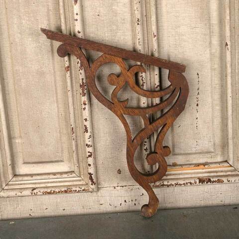 #53357 Antique Oak Decorative Furniture Bracket image 2