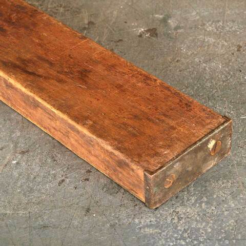 #53358 Antique Wood Carpenter's Level image 3