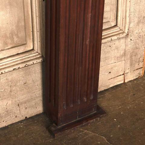 #53360 Antique Interior Fluted Wood Column Pilaster image 7