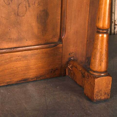 #53363 Antique Wood Fireplace Overmantel Shelf image 6