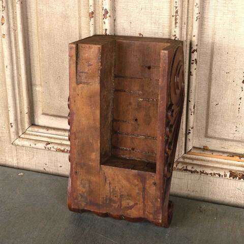 #53367 Antique Carved Wood Corbel Bracket image 8