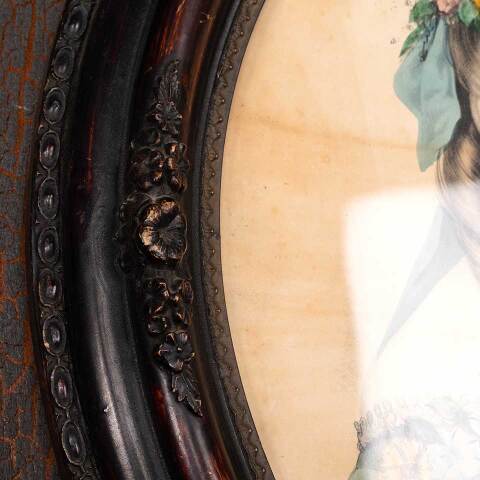 #53399 Antique Currier & Ives Framed SPRING Print image 6