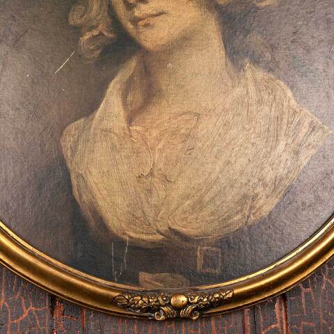 #53401 Antique The Parsons Daughter Framed Print image 4