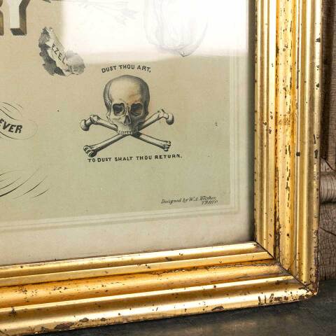 #53410 Antique Masonic Lord's Prayer Color Print image 5