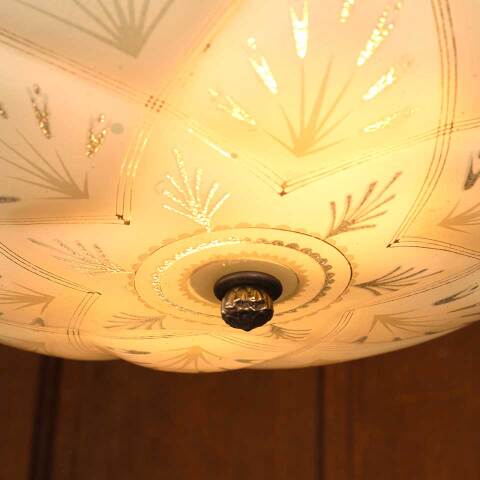 #53412 Antique 2 Bulb Chandelier Light Fixture image 3