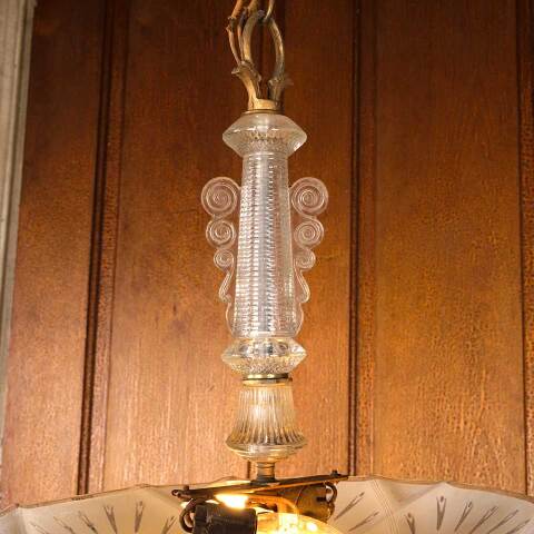 #53412 Antique 2 Bulb Chandelier Light Fixture image 6