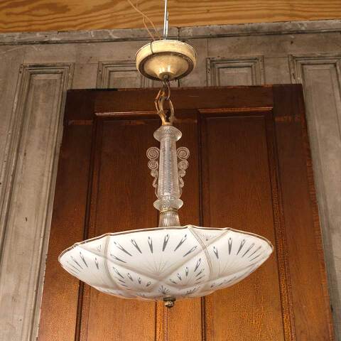 #53412 Antique 2 Bulb Chandelier Light Fixture image 8