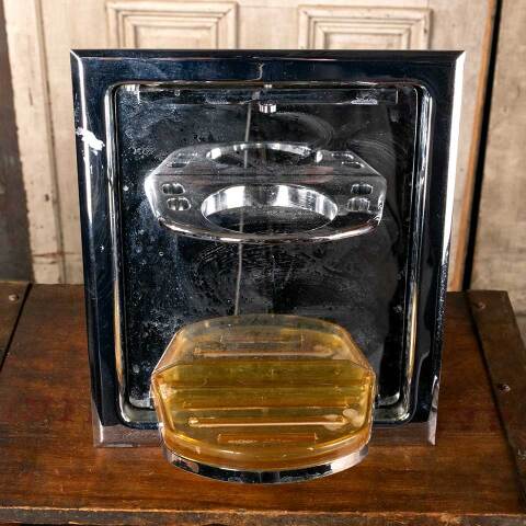 #53413 Vintage Chrome Concealed Toothbrush Holder image 2