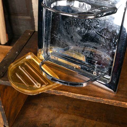 #53413 Vintage Chrome Concealed Toothbrush Holder image 5