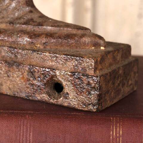 #53422 Antique Cast Iron Decorative Finial Ornament image 3