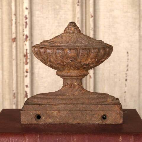 #53422 Antique Cast Iron Decorative Finial Ornament image 4