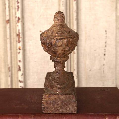 #53422 Antique Cast Iron Decorative Finial Ornament image 6