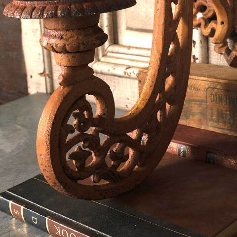 #53425 Large Cast Iron Candle Holder Wall Sconce image 8