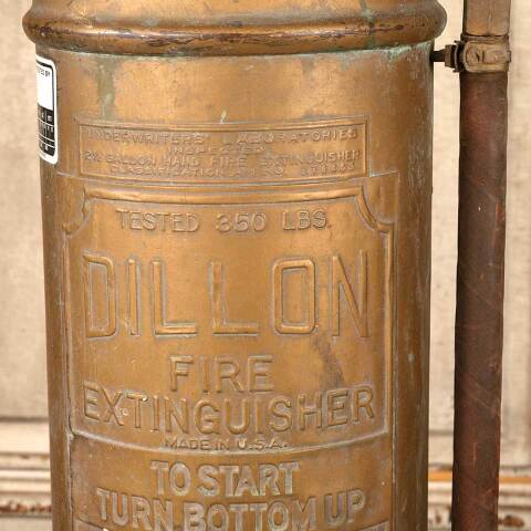 #53428 Antique DILLON Fire Extinguisher image 2