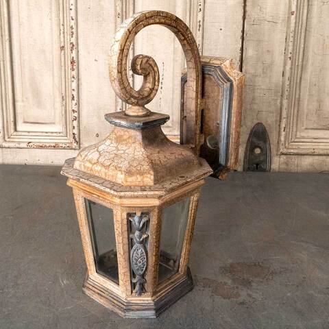 #53438 8x17 Salvaged Exterior Metal Wall Sconce image 3